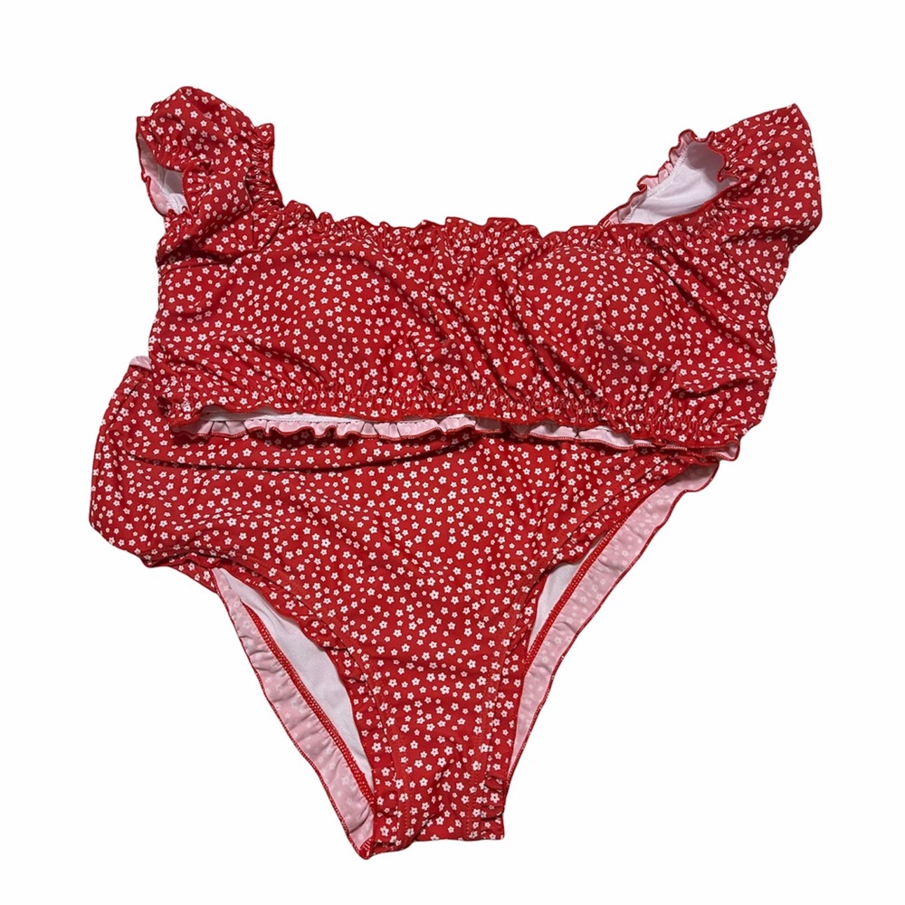 SHEIN Red Swim Suit
